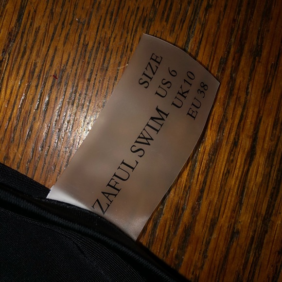 *ZAFUL NWOT*  black bikini set - Picture 5 of 6